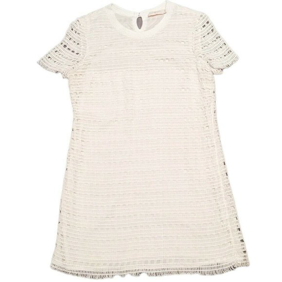 Tory Burch Dresses & Skirts - Tory Burch Cream Crochet Mini Dress